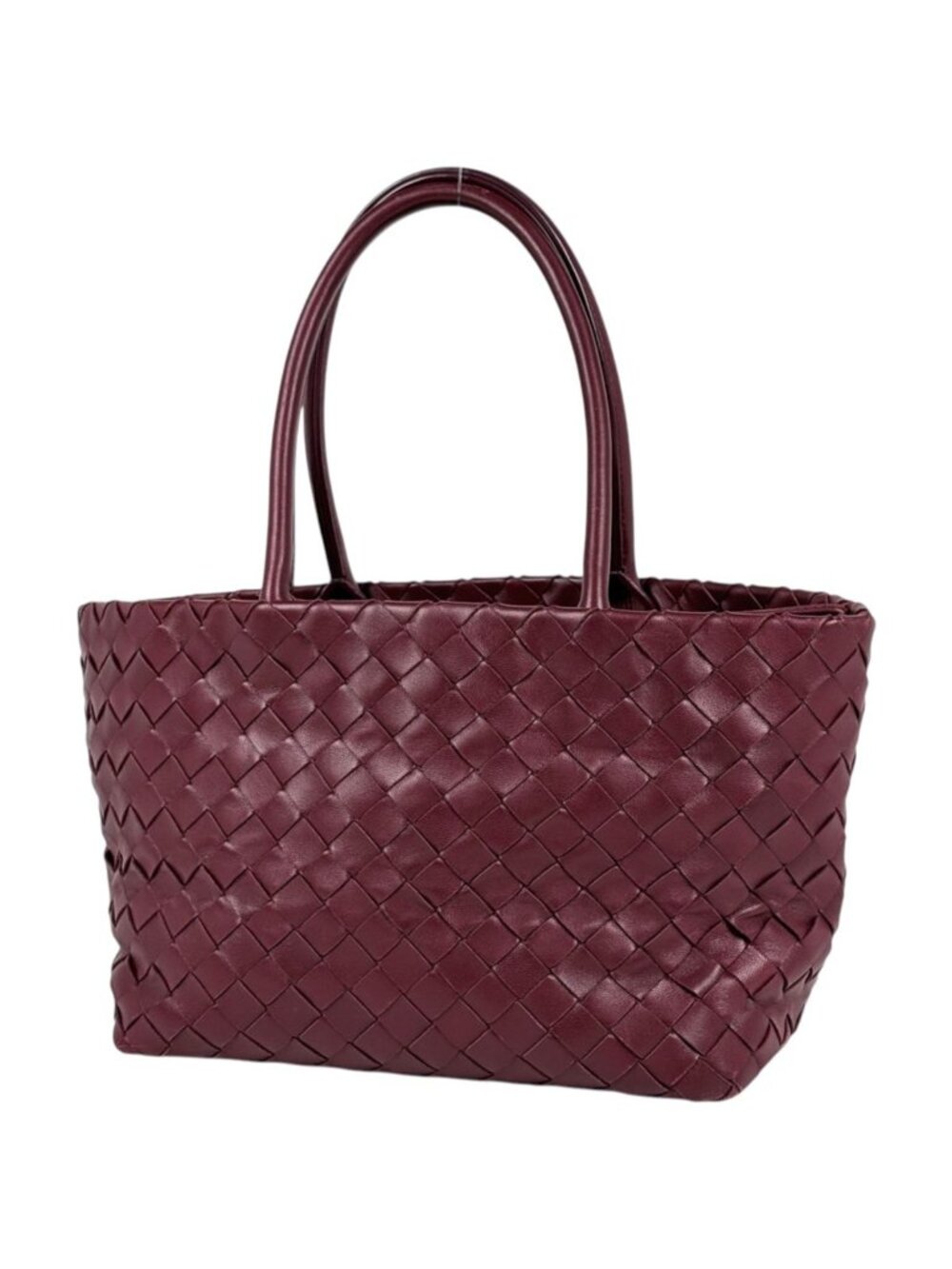 Bottega Veneta Handbag Intrecciato Leather Bordeaux